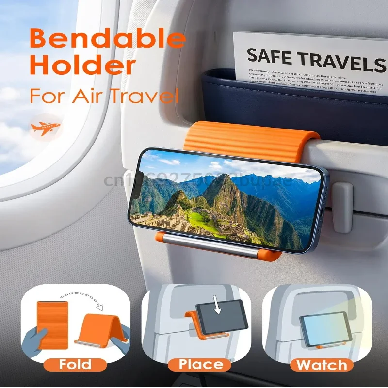 Desk Phone Stand - Flexible Cell Phone Holder Laptop Tablet
