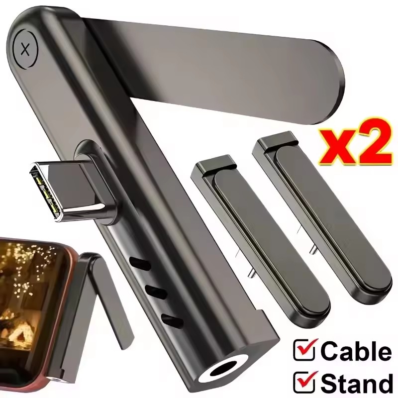 Phone Accessories And Gadget - 2/1PCS Portable USB C To 3.5mm