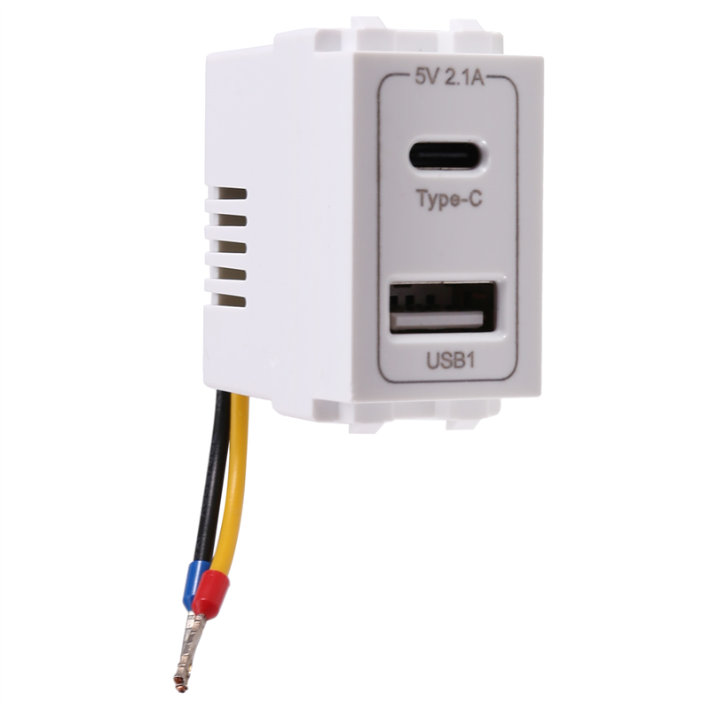 Phone Accessories Types - ABVO-New 5V 2.1A USB Type-C Dual