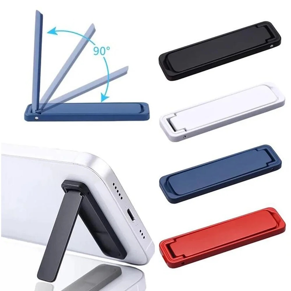 Desk Phone Stand - Mini Flip Alloy Phone Holder Ultra-thin