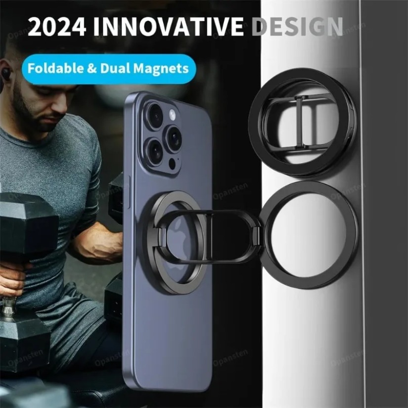 Foldable Dual Magnetic Lazy Ph - огляд і ціна Desk Phone Stand