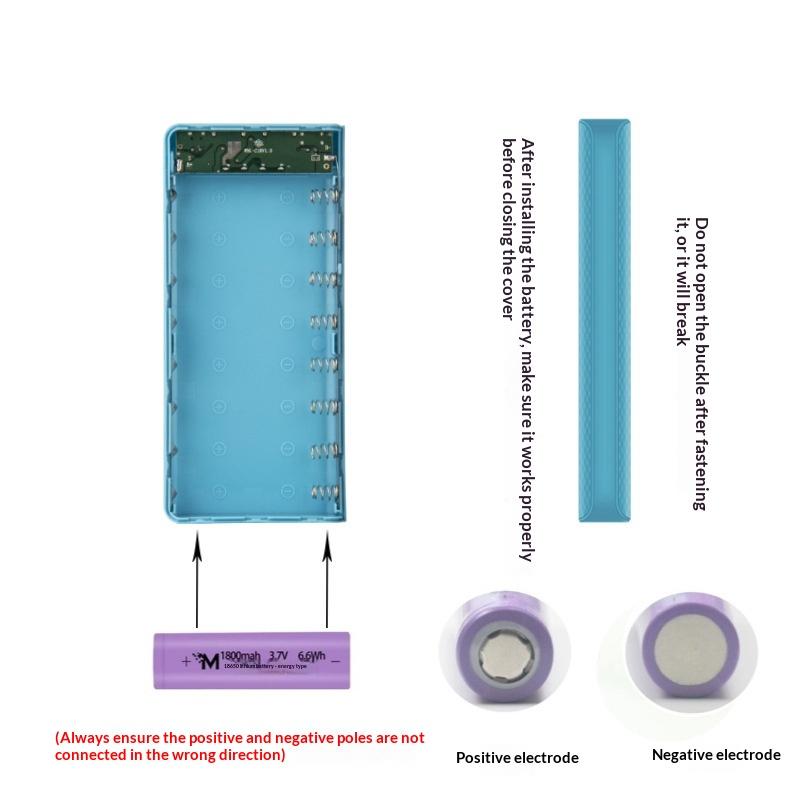 DIY 8*18650 Battery Power Bank - огляд і ціна Phone Accessories Types