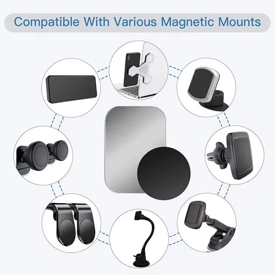 Metal Plate Disk For Magnetic  - огляд і ціна Desk Phone Stand
