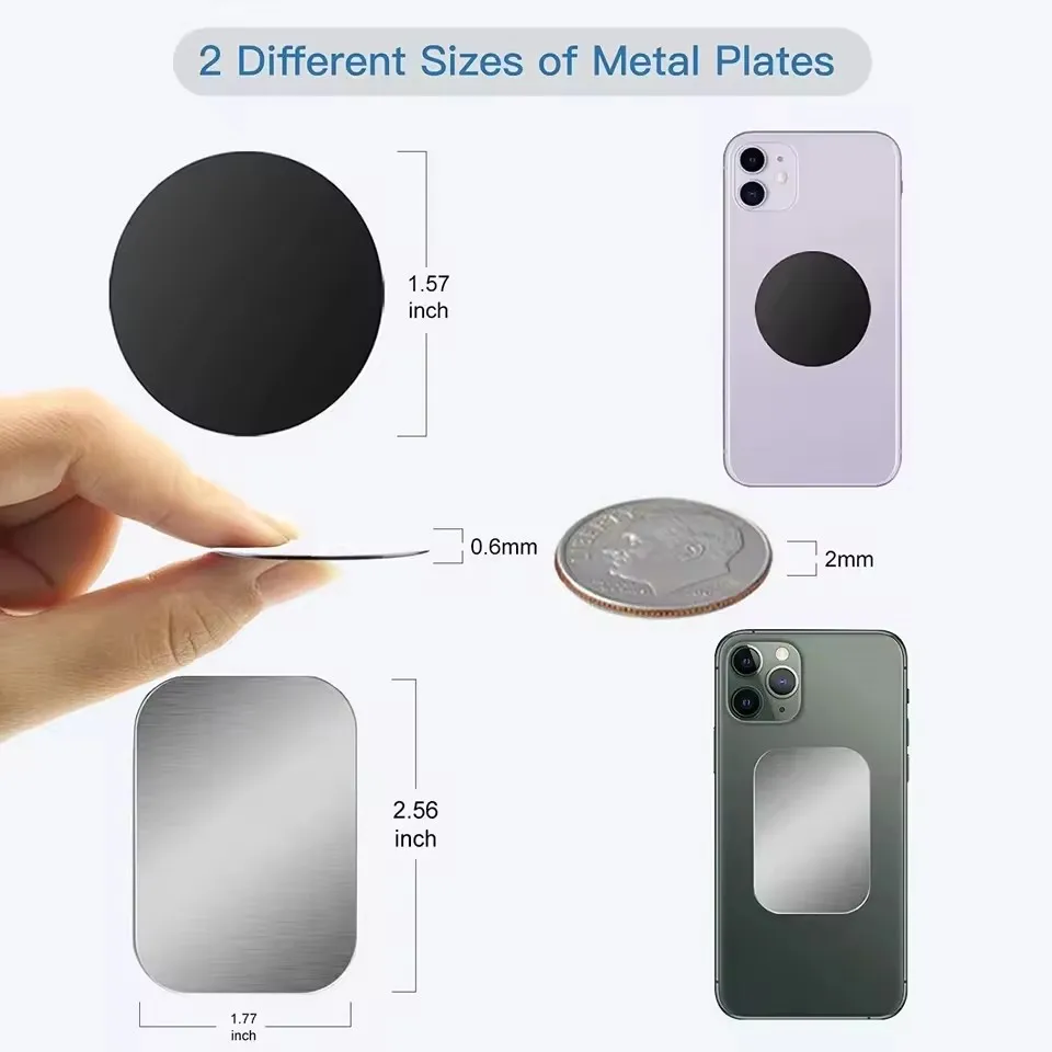 Metal Plate Disk For Magnetic  - огляд і ціна Desk Phone Stand