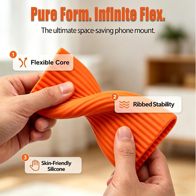 Flexible Foldable Silicone Pho - огляд і ціна Desk Phone Stand