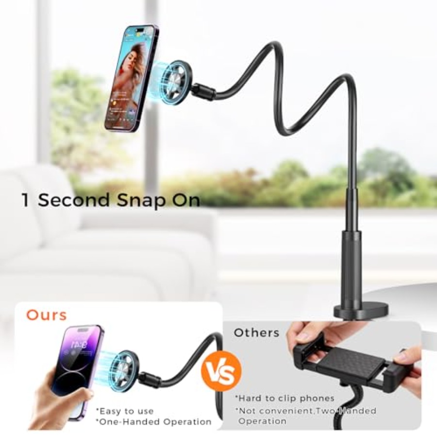 Gooseneck Phone Holder for Bed - огляд і ціна Desk Phone Stand