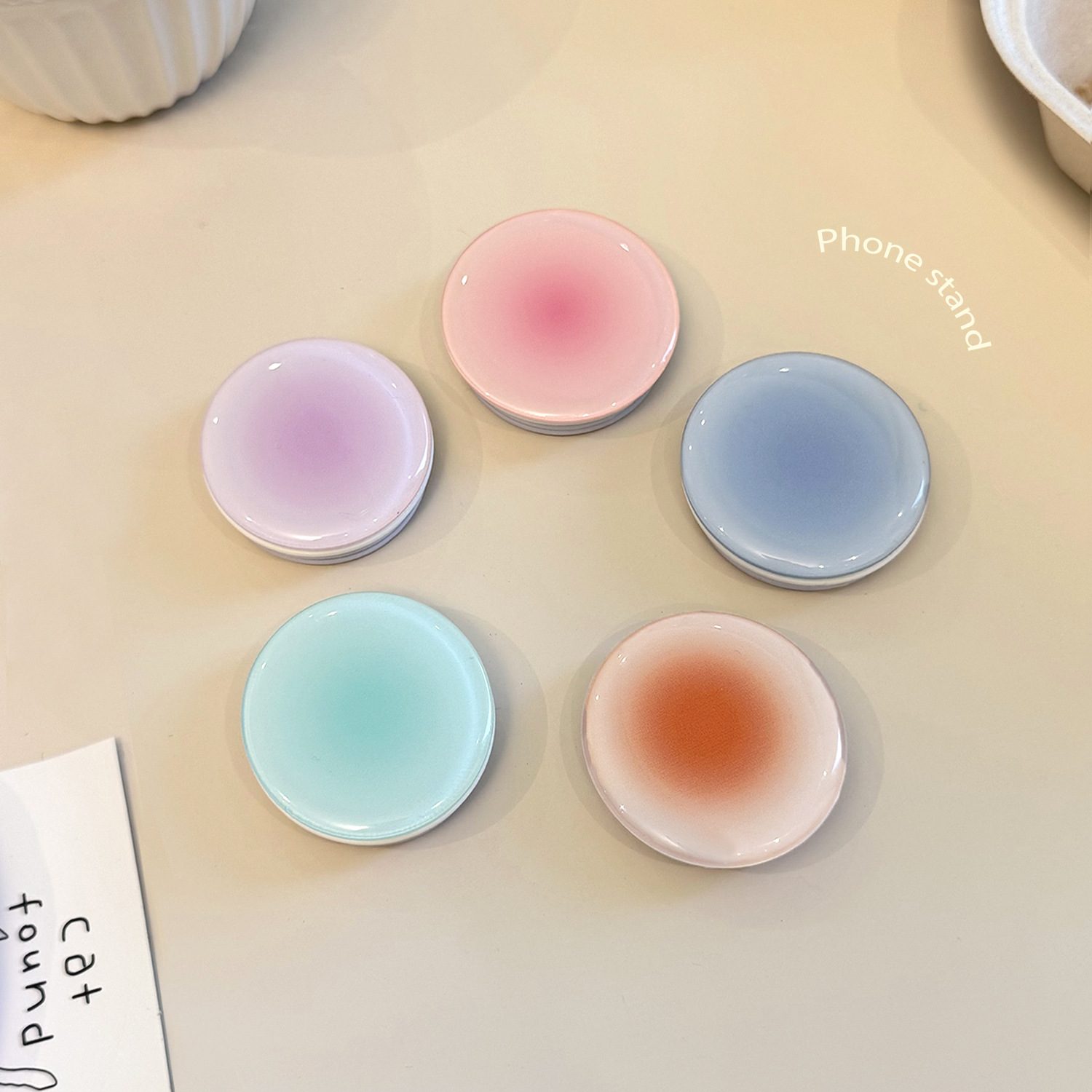 Ins Style Gradient Phone Grip  - огляд і ціна Phone Accessories For Girls