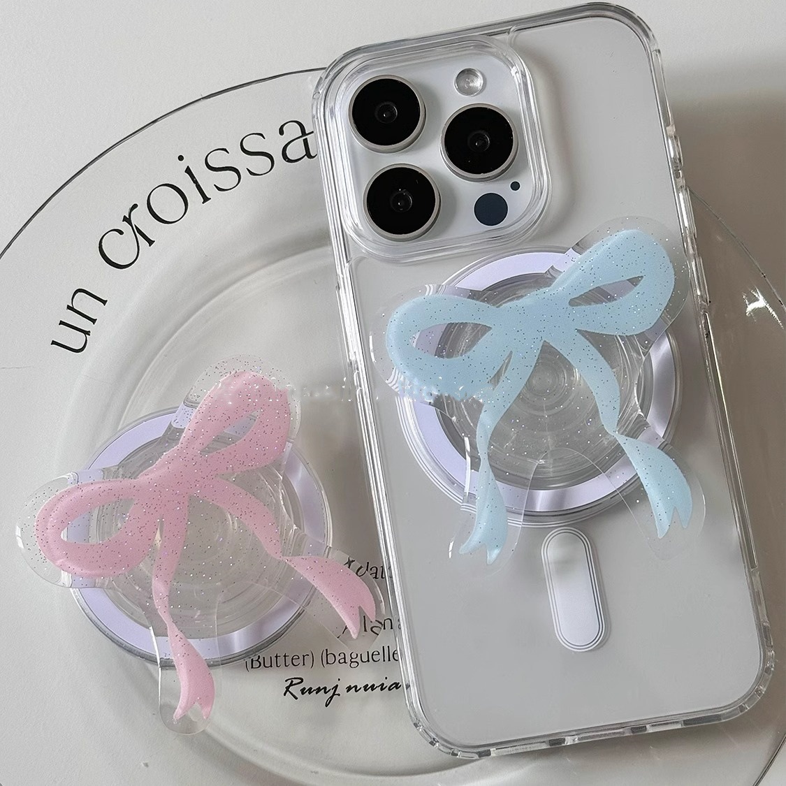 Ins Style Glitter Bow Magnetic - огляд і ціна Phone Accessories For Girls