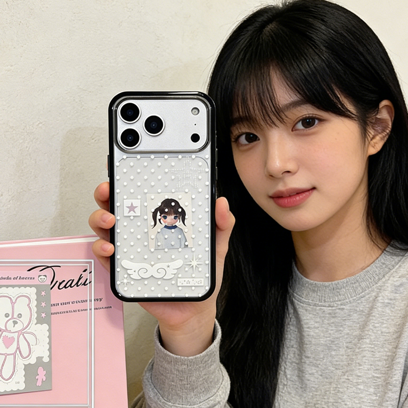 Ins Korean Girl Polka Dots Win - огляд і ціна Phone Accessories For Girls