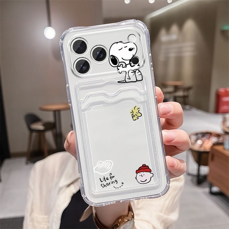 Anime Snoopy Soft Card Slot Po - огляд і ціна Phone Accessories Supplier