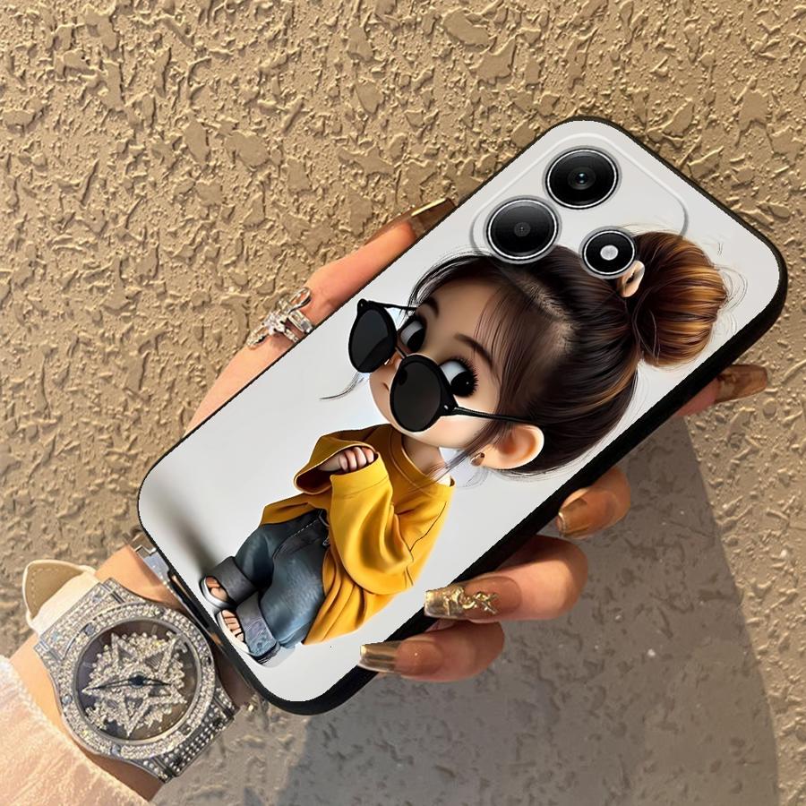 Cartoon Girl Pattern Funda Pho - огляд і ціна Phone Accessories For Girls