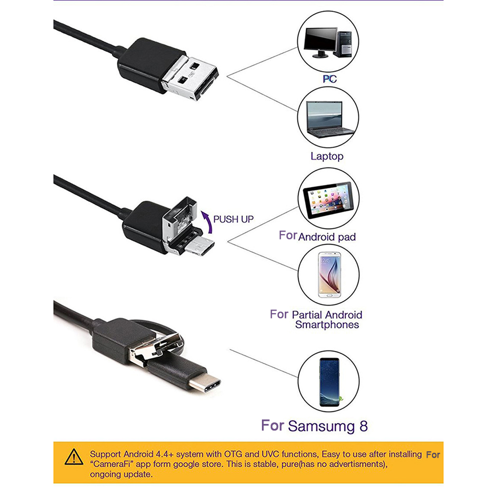 Endoscope Camera For Mobile Ph - огляд і ціна Phone Accessories Types