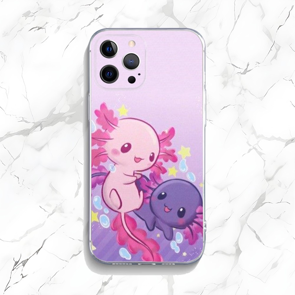 Cute Axolotl Phone Case For iP - огляд і ціна Phone Accessories Logo