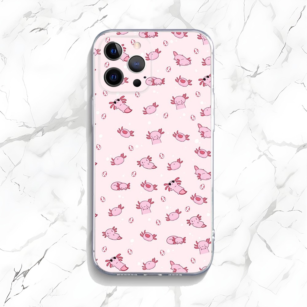 Cute Axolotl Phone Case For iP - огляд і ціна Phone Accessories Logo