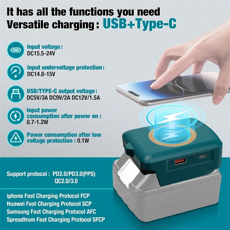 For Makita 18V Wireless Phone  - огляд і ціна Phone Accessories Types
