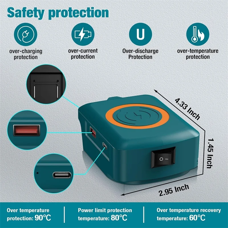 For Makita 18V Wireless Phone  - огляд і ціна Phone Accessories Types
