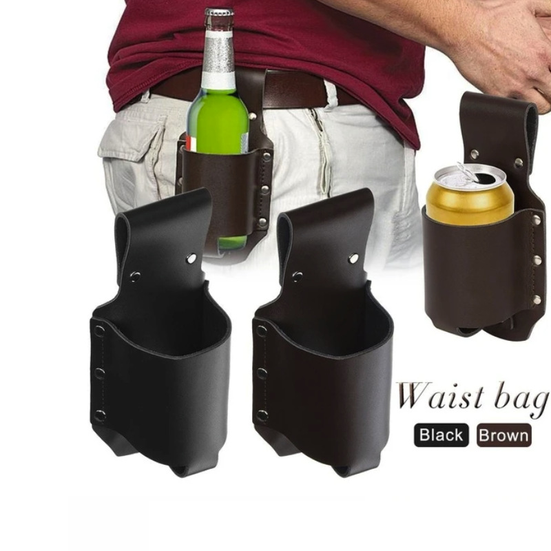 1pc Classic PU Leather Bottle  - огляд і ціна Phone Accessories For Travel