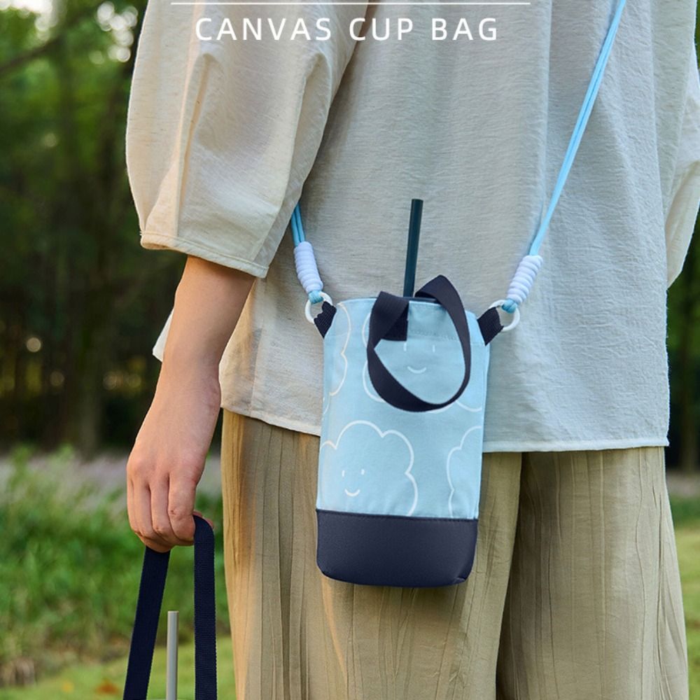 Outdoor Canvas Cup Bag Printed - огляд і ціна Phone Accessories For Travel