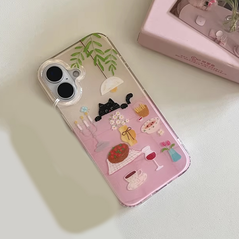 Ins Girl Cute Dining Table Lit - огляд і ціна Phone Accessories For Girls