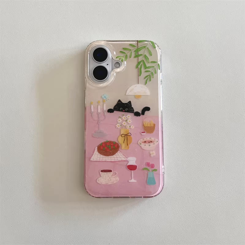 Ins Girl Cute Dining Table Lit - огляд і ціна Phone Accessories For Girls
