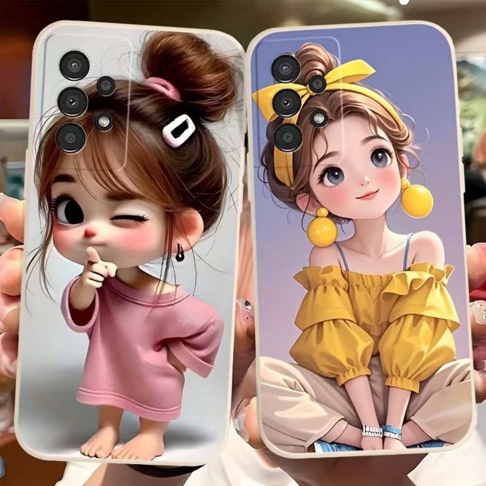Cute Cartoon Girl Pattern Desi - огляд і ціна Phone Accessories For Girls