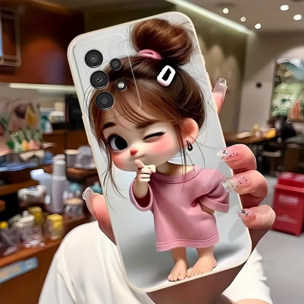 Cute Cartoon Girl Pattern Desi - огляд і ціна Phone Accessories For Girls