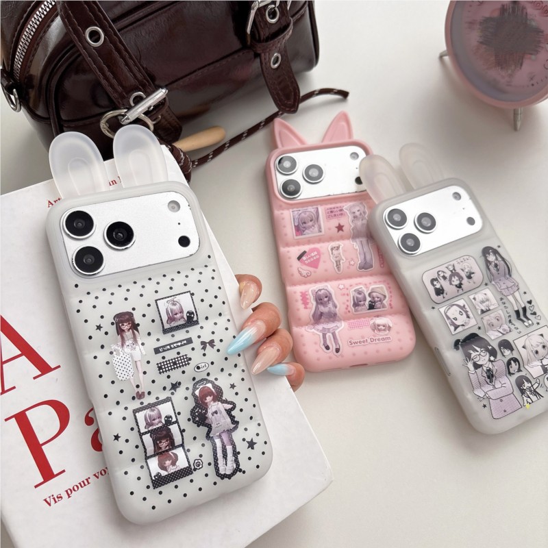 Japanese Y2K Cute Bunny Ear Ph - огляд і ціна Phone Accessories For Girls
